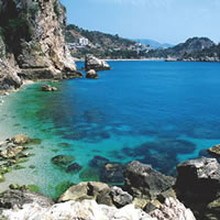 Taormina - la baia